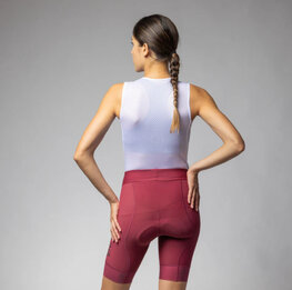 ALÉ Krótkie spodnie kolarskie bez szelek - MAGIC COLOUR PR-E - czerwony