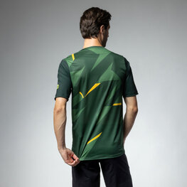 ALÉ Koszulka kolarska z krótkim rękawem - OFF ROAD OMEGA - zielony