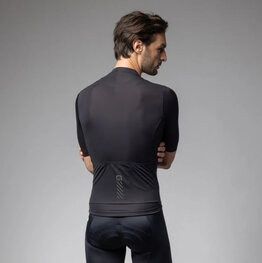 ALÉ Koszulka kolarska z krótkim rękawem - COLOR BLOCK PRAGMA - czarny