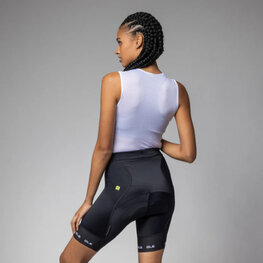 ALÉ Krótkie spodnie kolarskie bez szelek - STRADA 2.0 PR-E - czarny/biały
