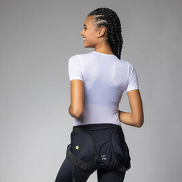 ALÉ Kolarska koszulka z krótkim rękawem - VELO ACTIVE INTIMO - biały