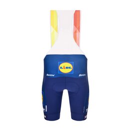SANTINI Krótkie spodnie kolarskie z szelkami - LIDL TREK - BIB SHORTS