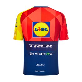 SANTINI Kolarska koszulka z krótkim rękawem - LIDL TREK - TECHNICAL T-SHIRT