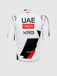 PISSEI Koszulka kolarska z krótkim rękawem - UAE TEAM EMIRATES - XRG 2026 REPLICA - biały/czarny/czerwony