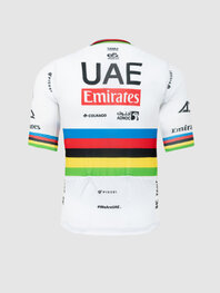 PISSEI Koszulka kolarska z krótkim rękawem - UAE TEAM EMIRATES 2024 - kolorowy