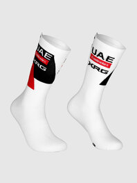 PISSEI Kolarskie klasyczne skarpetki - UAE TEAM EMIRATES - XRG 2026  - biały/czarny/czerwony