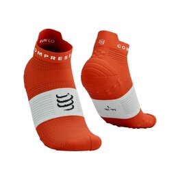 COMPRESSPORT Kolarskie skarpetki do kostki - PRO RACING SOCKS V4.0 RUN - czerwony