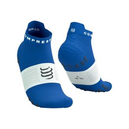 COMPRESSPORT Kolarskie skarpetki do kostki - PRO RACING SOCKS V4.0 RUN - niebieski