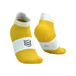 COMPRESSPORT Kolarskie skarpetki do kostki - PRO RACING SOCKS V4.0 RUN - żółty