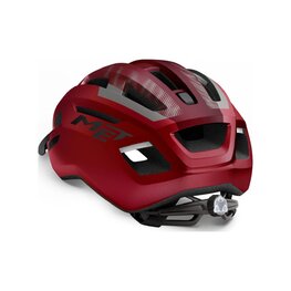MET Kask kolarski - ALLROAD  - czerwony/czarny