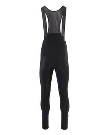 AGU Długie spodnie kolarskie z szelkami - ESSENTIAL II WNDPR - czarny