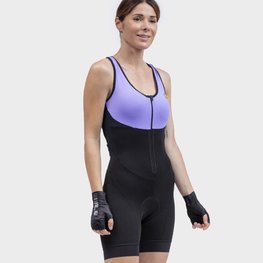 ALÉ Kombinezon kolarski - CLASSICO RL 2.0 LADY - czarny/fioletowy