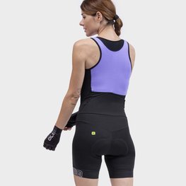 ALÉ Kombinezon kolarski - CLASSICO RL 2.0 LADY - czarny/fioletowy