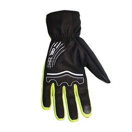 ALÉ Kolarskie rękawiczki z długimi palcami - WINTER - żółty/czarny