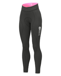 ALÉ Długie spodnie kolarskie bez szelek - ESSENTIAL LADY WNT - czarny