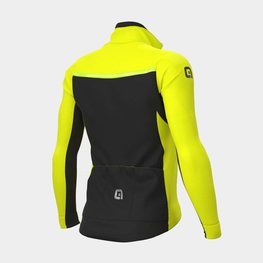 ALÉ Kolarska wodoodporna kurtka - KLIMATIK K-TORNADO - czarny/żółty