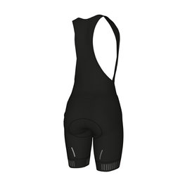 ALÉ Krótkie spodnie kolarskie z szelkami - TRAGUARDO LADY - różowy/czarny