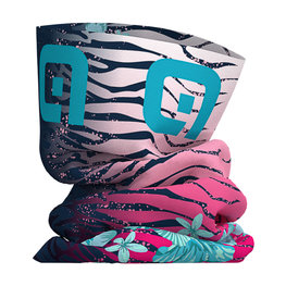 ALÉ Komin kolarski - SAVANA - różowy/niebieski