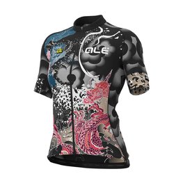ALÉ Koszulka kolarska z krótkim rękawem - OCEAN LADY - kolorowy