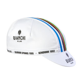BIANCHI MILANO Czapka kolarska - NEON - biały