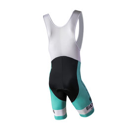 BIANCHI MILANO Krótkie spodnie kolarskie bez szelek - VICTORY - niebieski