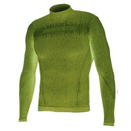 BIOTEX Kolarska koszulka z długim rękawem - 3D TURTLENECK - zielony