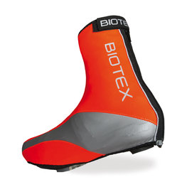 BIOTEX Kolarskie ochraniacze na buty rowerowe - RAIN - srebrny/pomarańczowy