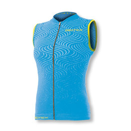 BIOTEX Koszulka kolarska bez rękawów - SOFFIO LADY - jasnoniebieski