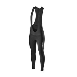 CASTELLI Długie spodnie kolarskie z szelkami - ENTRATA WIND - czarny