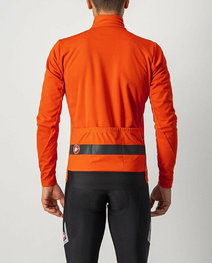 CASTELLI Kolarska ocieplana kurtka - RADDOPPIA 3 - czerwony