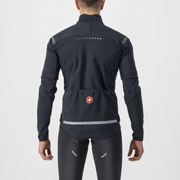 CASTELLI Kolarska ocieplana kurtka - PERFETTO ROS 2 CONV. - antracyt