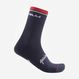 CASTELLI Kolarskie klasyczne skarpetki - QUINDICI SOFT MERINO - niebieski