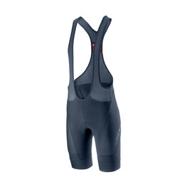 CASTELLI Krótkie spodnie kolarskie z szelkami - ENDURANCE 2 - niebieski