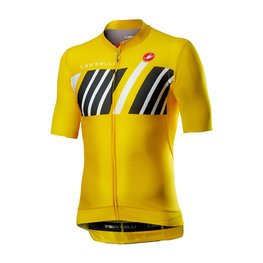 CASTELLI Koszulka kolarska z krótkim rękawem - HORS CATEGORIE - żółty