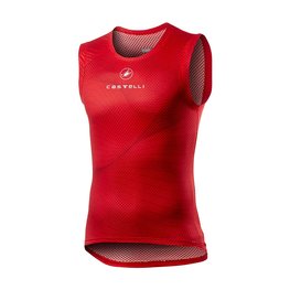 CASTELLI Kolarski bezrękawnik - PRO MESH - czerwony