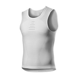 CASTELLI Kolarski bezrękawnik - CORE SEAMLESS - biały