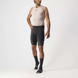 CASTELLI Krótkie spodnie kolarskie bez szelek - ENDURANCE 3 - czarny