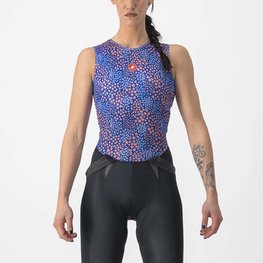 CASTELLI Kolarski bezrękawnik - PRO MESH 4 W LADY - niebieski