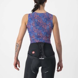 CASTELLI Kolarski bezrękawnik - PRO MESH 4 W LADY - niebieski
