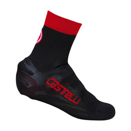 CASTELLI Kolarskie ochraniacze na buty rowerowe - BELGIAN  - czarny/czerwony