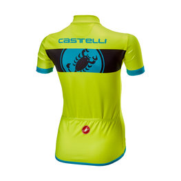 CASTELLI Koszulka kolarska z krótkim rękawem - FUTURE RACER KIDS - żółty