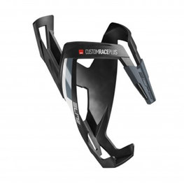 ELITE Rowerowy uchwyt na bidon - CUSTOM RACE PLUS - czarny/biały