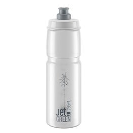 ELITE Bidon kolarski - JET GREEN 750 ml - przezroczysty