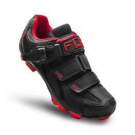 FLR Buty rowerowe - F65 MTB - czarny/czerwony