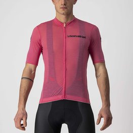 CASTELLI Koszulka kolarska z krótkim rękawem - GIRO '21 MAGLIA ROSA - różowy