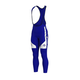ALÉ Długie spodnie kolarskie z szelkami - GROUPAMA FDJ 20 WNT - niebieski