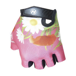 HAVEN Kolarskie rękawiczki z krótkimi palcami - DREAM KIDS - pomarańczowy/biały/czarny/różowy/zielony