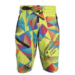 HAVEN Krótkie spodnie kolarskie bez szelek - ENERGIZER CRAZY - zielony