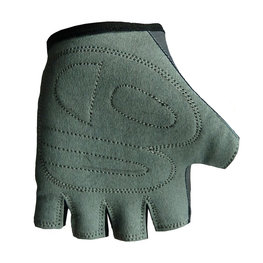 HAVEN Kolarskie rękawiczki z krótkimi palcami - DREAM KIDS - czarny/pomarańczowy/zielony