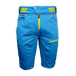 HAVEN Krótkie spodnie kolarskie bez szelek - SINGLETRAIL HMS - niebieski
